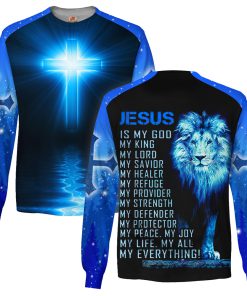 GOD LSNGO04Premium Microfleece Sweatshirt GOD LSNGO04Premium Microfleece Sweatshirt