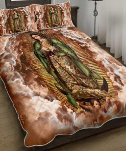 Our Lady of Guadalupe – Pray for Us Quilt Bedding Set UXGO57BD
