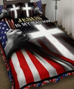 Jesus Is My Savior Quilt Bedding Set Jesus Is My Savior Quilt Bedding Set