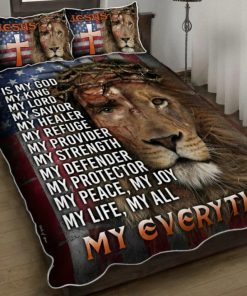 Jesus Lion Of Judah, My Everything Quilt Bedding Set Jesus Lion Of Judah, My Everything Quilt Bedding Set