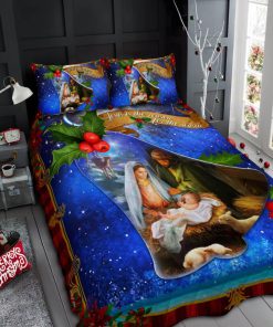 Jesus Is The Reason For The Season Quilt Bedding Set
