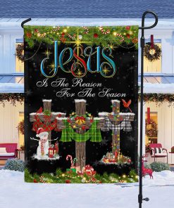 Christian Christmas Nativity of Jesus Flag Jesus Is The Reason For The Season Flag Christian Christmas Nativity of Jesus Flag Jesus Is The Reason For The Season Flag