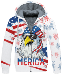 INDEPENDENCE HBL-USI-01 Premium Heavy Fleece Zip Hoodie INDEPENDENCE HBL-USI-01 Premium Heavy Fleece Zip Hoodie