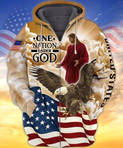 Premium Microfleece Zipper Hoodie – Christian Faith Apparel | GOD LSNGO06