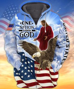 Premium Microfleece Zipper Hoodie – Christian Faith Apparel | GOD LSNGO07