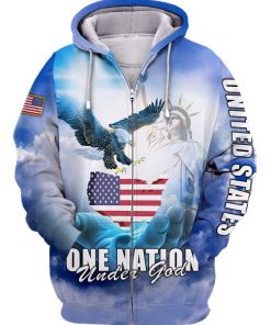 Premium Microfleece Zipper Hoodie – Christian Faith Apparel | GOD LSNGO08