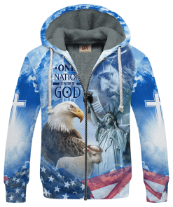 GOD NV-G-56 Premium Heavy Fleece Zip Hoodie GOD NV-G-56 Premium Heavy Fleece Zip Hoodie