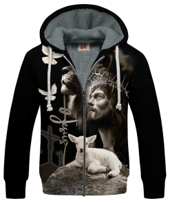 GOD NV-G-68 Premium Heavy Fleece Zip Hoodie GOD NV-G-68 Premium Heavy Fleece Zip Hoodie