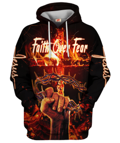 Christian Premium Microfleece Hoodie | Faith-Inspired Apparel HLT-1606-G-02