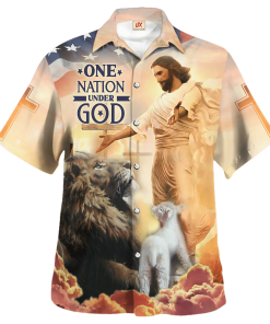 GOD NV-G-28 Premium Hawaiian Shirt GOD NV-G-28 Premium Hawaiian Shirt