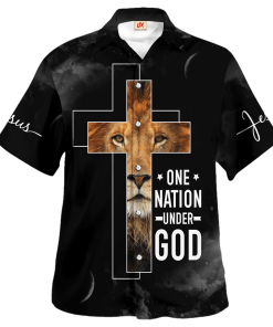 GOD NV-G-29 Premium Hawaiian Shirt GOD NV-G-29 Premium Hawaiian Shirt