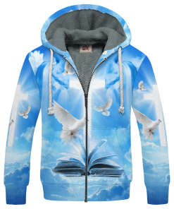 GOD NV-G-37 Premium Heavy Fleece Zip Hoodie GOD NV-G-37 Premium Heavy Fleece Zip Hoodie