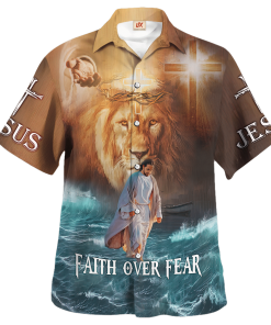 GOD NV-G-41 Premium Hawaiian Shirt GOD NV-G-41 Premium Hawaiian Shirt