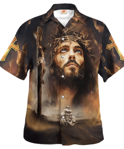 GOD NV-G-42 Premium Hawaiian Shirt GOD NV-G-42 Premium Hawaiian Shirt