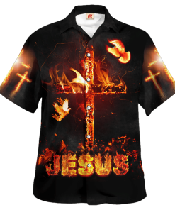 GOD NV-G-46 Premium Hawaiian Shirt GOD NV-G-46 Premium Hawaiian Shirt