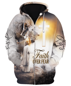 Premium Microfleece Zipper Hoodie – Christian Faith Apparel | GOD DBA-1003-G-04