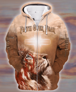 Premium Microfleece Zipper Hoodie – Christian Faith Apparel | GOD HLT-2712-G-01