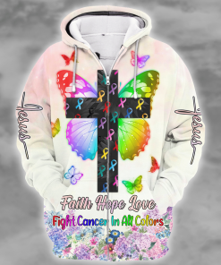 Premium Microfleece Zipper Hoodie – Christian Faith Apparel | GOD HLT-3012-G-01
