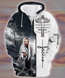 Premium Microfleece Zipper Hoodie – Christian Faith Apparel | GOD HLT-1201-G-01