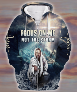 Premium Microfleece Zipper Hoodie – Christian Faith Apparel | GOD HLT-1301-G-02