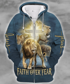 Premium Microfleece Zipper Hoodie – Christian Faith Apparel | GOD HLT-1401-G-02