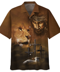 GOD HLT-1901-G-01 Premium Hawaiian Shirt GOD HLT-1901-G-01 Premium Hawaiian Shirt