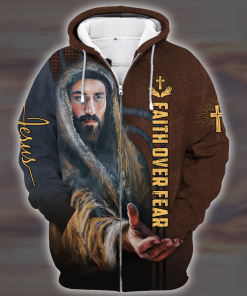 Premium Microfleece Zipper Hoodie – Christian Faith Apparel | GOD HLT-2001-G-01