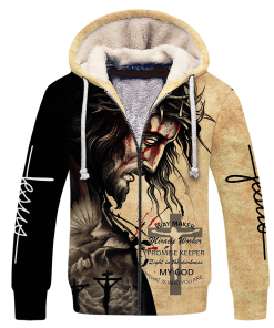 GOD NTD-1611-G-02 Premium Heavy Fleece Zip Hoodie GOD NTD-1611-G-02 Premium Heavy Fleece Zip Hoodie