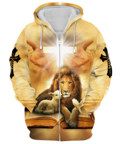 Premium Microfleece Zipper Hoodie – Christian Faith Apparel | God NV-GOD-01
