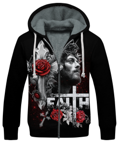 God NV-GOD-08 Premium Heavy Fleece Zip Hoodie God NV-GOD-08 Premium Heavy Fleece Zip Hoodie