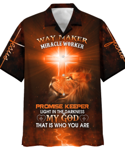 GOD NV-GOD-09 Premium Hawaiian Shirt GOD NV-GOD-09 Premium Hawaiian Shirt