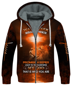 GOD NV-GOD-09 Premium Heavy Fleece Zip Hoodie GOD NV-GOD-09 Premium Heavy Fleece Zip Hoodie