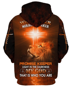 Premium Microfleece Zipper Hoodie – Christian Faith Apparel | GOD NV-GOD-09