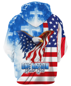 Premium Microfleece Zipper Hoodie – Christian Faith Apparel | GOD NV-GOD-14