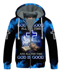 GOD NV-G-98 Premium Heavy Fleece Zip Hoodie GOD NV-G-98 Premium Heavy Fleece Zip Hoodie