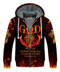 GOD NV-G-99 Premium Heavy Fleece Zip Hoodie GOD NV-G-99 Premium Heavy Fleece Zip Hoodie