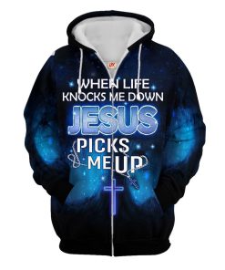 Premium Microfleece Zipper Hoodie – Christian Faith Apparel | GOD NV-G-104