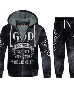 GOD NVG107 Premium Heavy Fleece Zip Hoodie