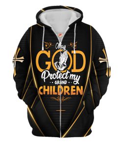 Premium Microfleece Zipper Hoodie – Christian Faith Apparel | GOD NVG108