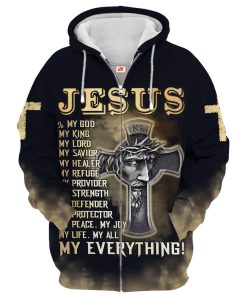 Premium Microfleece Zipper Hoodie – Christian Faith Apparel | GOD HBLG20