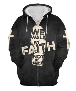 Premium Microfleece Zipper Hoodie – Christian Faith Apparel | GOD NVG113