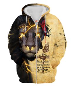 Premium Microfleece Zipper Hoodie – Christian Faith Apparel | GOD NVG118