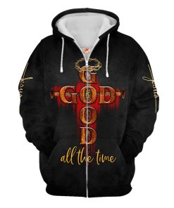 Premium Microfleece Zipper Hoodie – Christian Faith Apparel | GOD NVG119