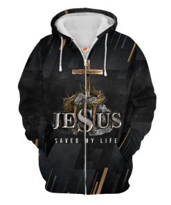 Premium Microfleece Zipper Hoodie – Christian Faith Apparel | GOD NVG120