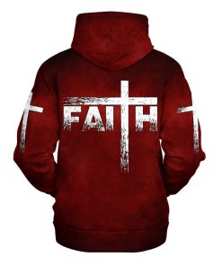 Premium Microfleece Zipper Hoodie – Christian Faith Apparel | GOD NVG122