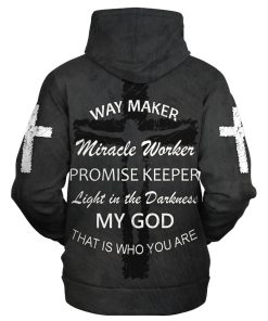 Premium Microfleece Zipper Hoodie – Christian Faith Apparel | GOD HBLG25