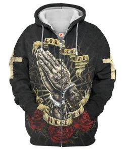 Premium Microfleece Zipper Hoodie – Christian Faith Apparel | GOD HBLG24