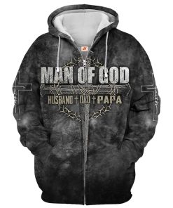 Premium Microfleece Zipper Hoodie – Christian Faith Apparel | GOD HBLG26