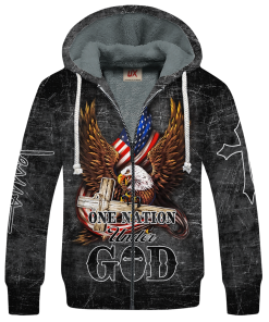 GOD LTG04 Premium Heavy Fleece Zip Hoodie GOD LTG04 Premium Heavy Fleece Zip Hoodie