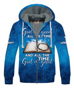 GOD NVGO02 Premium Heavy Fleece Zip Hoodie GOD NVGO02 Premium Heavy Fleece Zip Hoodie